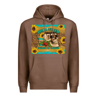 Chestnut dead tired fueled by coffee Premium Hoodie - Artiststas