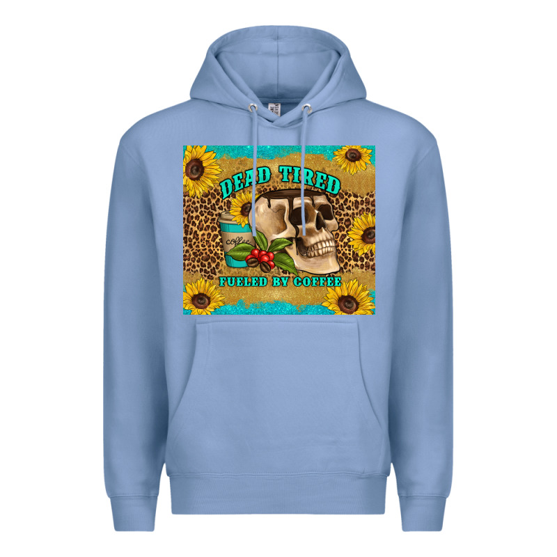 Dead Tired Fueled By Coffee Premium Hoodie by Artiststas | Teevron
