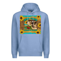Colony Blue dead tired fueled by coffee Premium Hoodie - Artiststas