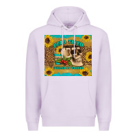 Lilac dead tired fueled by coffee Premium Hoodie - Artiststas