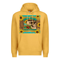 Mustard dead tired fueled by coffee Premium Hoodie - Artiststas