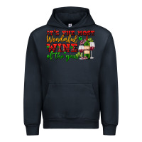 Navy its the most wonderful wine of the year Urban Hoodie - AdoDesignShop
