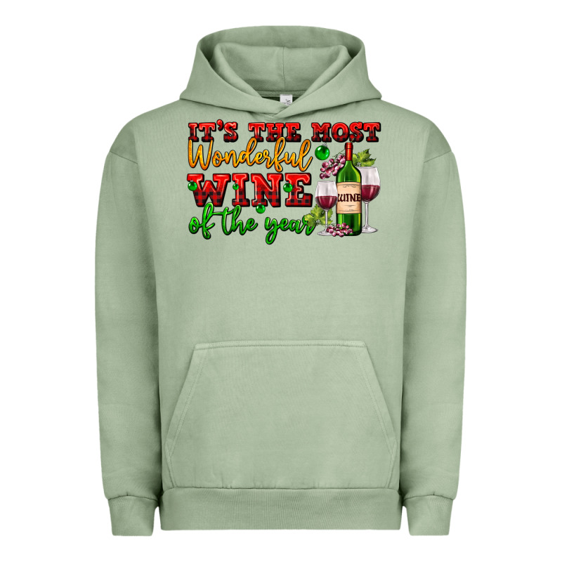 Its The Most Wonderful Wine Of The Year Urban Hoodie by AdoDesignShop | Teevron