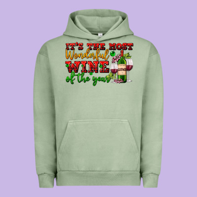 Its The Most Wonderful Wine Of The Year Urban Hoodie Designed By Adodesignshop