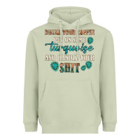 Matcha drink your coffee and handle your shit Heavyweight Hoodie - texasbilliewilder