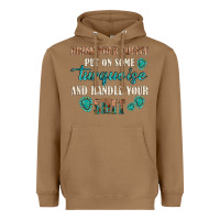 Toasted Coconut drink your coffee and handle your shit Heavyweight Hoodie - texasbilliewilder