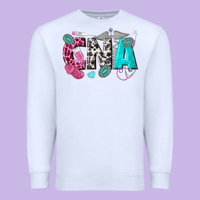 Cna Premium Sweatshirt Designed By Texasbilliewilder