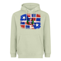 Matcha dominican and puerto rico flag Heavyweight Hoodie - texasbilliewilder