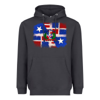 Smoke dominican and puerto rico flag Heavyweight Hoodie - texasbilliewilder