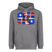 Storm dominican and puerto rico flag Heavyweight Hoodie - texasbilliewilder