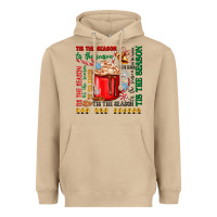 Mushroom tis the season Heavyweight Hoodie - Zillion Design Studio