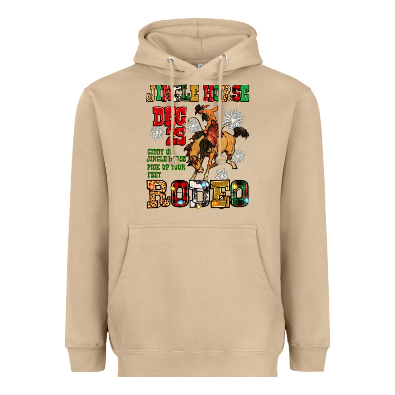 Jingle Horse Dec 25 Giddy Jingle Horse Pick Up Fee Heavyweight Hoodie by Zillion Design Studio | Teevron