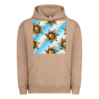 Pigment Burro leopard sun seamless pattern Urban Hoodie - BundleAndBundleShop