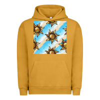 Pigment Peanut Butter leopard sun seamless pattern Urban Hoodie - BundleAndBundleShop
