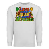 Dove Grey love support advocate Premium Sweatshirt - Zillion Design Studio