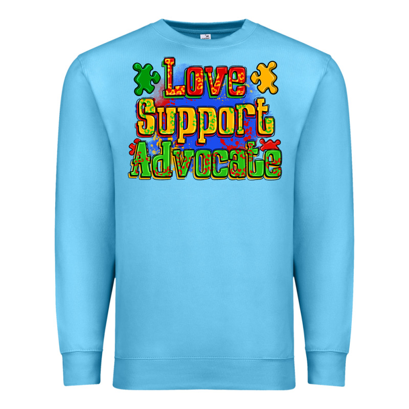 Love Support Advocate Premium Sweatshirt by Zillion Design Studio | Teevron