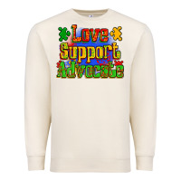 Sandshell love support advocate Premium Sweatshirt - Zillion Design Studio