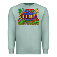 Seafoam love support advocate Premium Sweatshirt - Zillion Design Studio