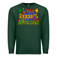 Sports Green love support advocate Premium Sweatshirt - Zillion Design Studio