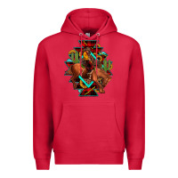 Cardinal aztec rodeo cowboy christmas Premium Hoodie - JahusDesignShop