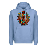 Colony Blue aztec rodeo cowboy christmas Premium Hoodie - JahusDesignShop