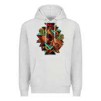 Dove Grey aztec rodeo cowboy christmas Premium Hoodie - JahusDesignShop