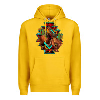 Lemon aztec rodeo cowboy christmas Premium Hoodie - JahusDesignShop