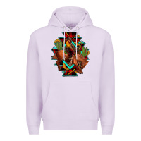 Lilac aztec rodeo cowboy christmas Premium Hoodie - JahusDesignShop