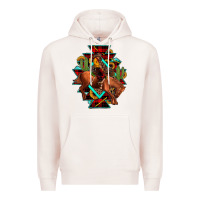 Pale Pink aztec rodeo cowboy christmas Premium Hoodie - JahusDesignShop