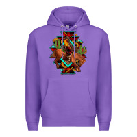 Purple aztec rodeo cowboy christmas Premium Hoodie - JahusDesignShop
