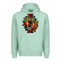 Seafoam aztec rodeo cowboy christmas Premium Hoodie - JahusDesignShop