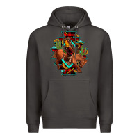 Smoke aztec rodeo cowboy christmas Premium Hoodie - JahusDesignShop