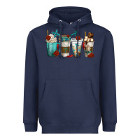 Navy faith coffee cups Heavyweight Hoodie - texasbilliewilder