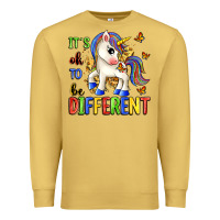 Antique Gold it's ok to be different Premium Sweatshirt - Zillion Design Studio