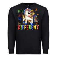 Black it's ok to be different Premium Sweatshirt - Zillion Design Studio