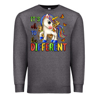 Charcoal Heather it's ok to be different Premium Sweatshirt - Zillion Design Studio
