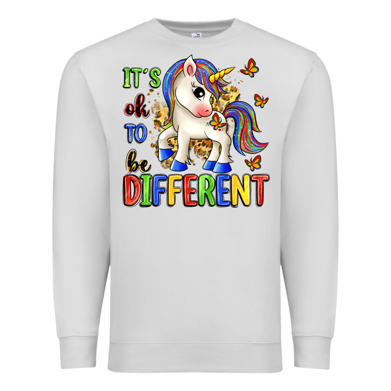 It's Ok To Be Different Premium Sweatshirt by Zillion Design Studio | Teevron