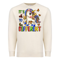 Sandshell it's ok to be different Premium Sweatshirt - Zillion Design Studio