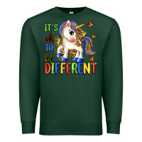 Sports Green it's ok to be different Premium Sweatshirt - Zillion Design Studio