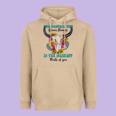 Heavyweight Hoodie find someone who in the darkest parts of you