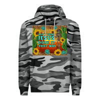 Slate Camo don't think jesus done it that way western skeleton cactus Premium Hoodie - Artiststas