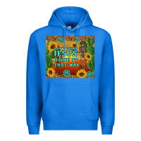 True Royal don't think jesus done it that way western skeleton cactus Premium Hoodie - Artiststas