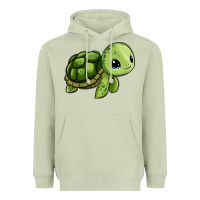 Matcha cute turtle Heavyweight Hoodie - Zillion Design Studio