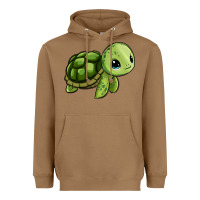 Toasted Coconut cute turtle Heavyweight Hoodie - Zillion Design Studio
