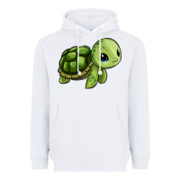 White cute turtle Heavyweight Hoodie - Zillion Design Studio