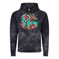 Cloud Black race sunflower patches Vintage Hoodie - AdoDesignShop