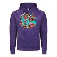 Race Sunflower Patches Vintage Hoodie | Teevron