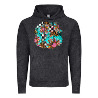Vintage Black race sunflower patches Vintage Hoodie - AdoDesignShop