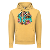 Vintage Mustard race sunflower patches Vintage Hoodie - AdoDesignShop