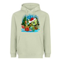Matcha christmas turtle Heavyweight Hoodie - Zillion Design Studio